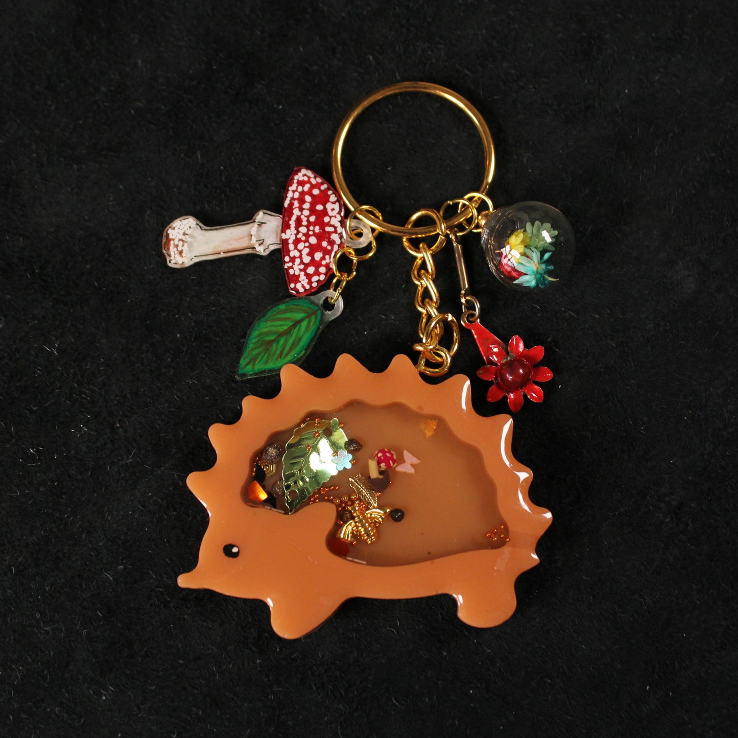 Hedgehog Shaker Charm