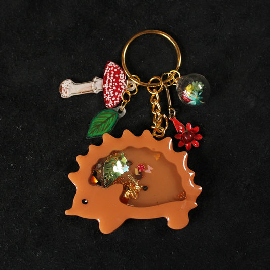 Hedgehog Shaker Charm