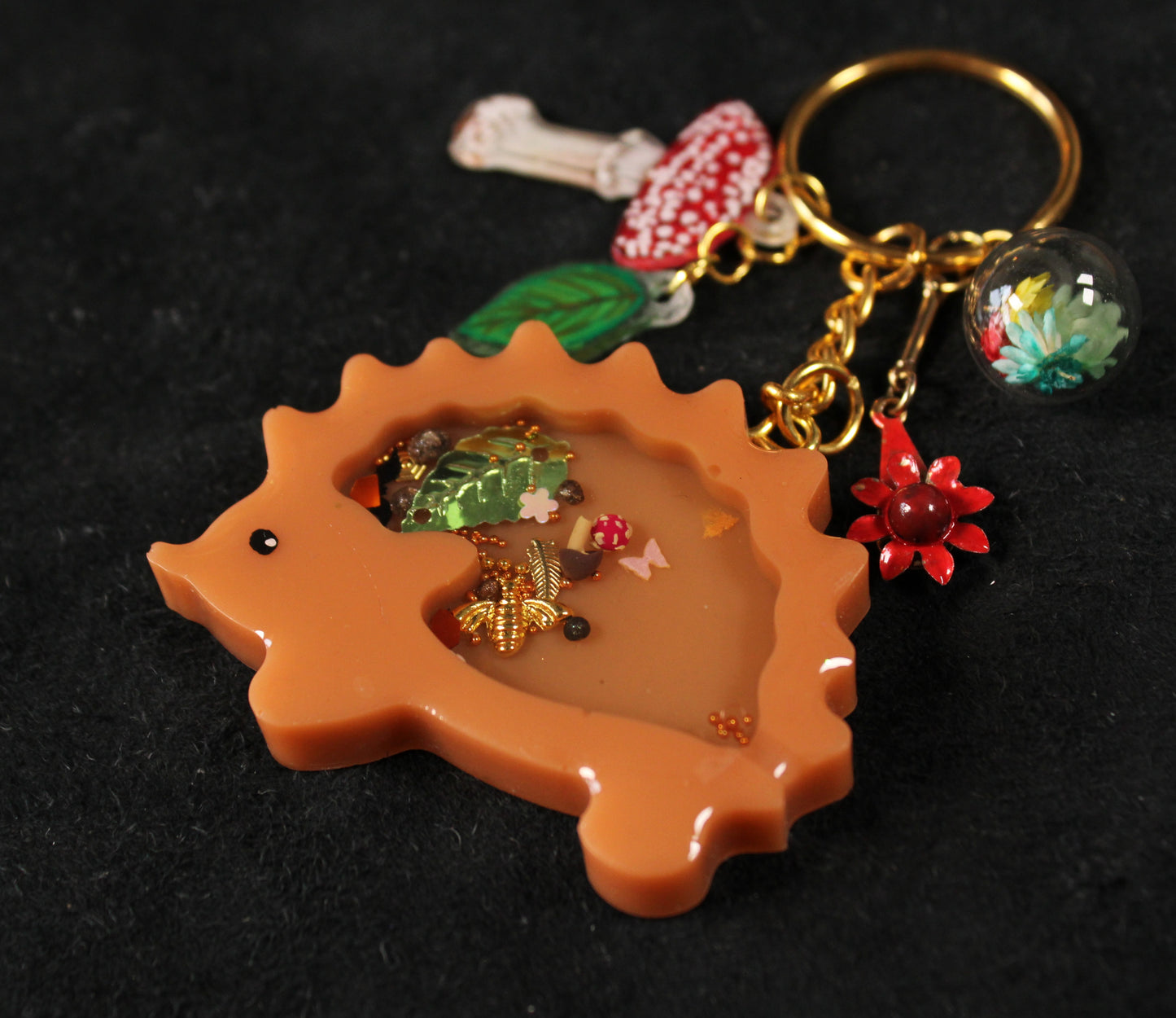 Hedgehog Shaker Charm