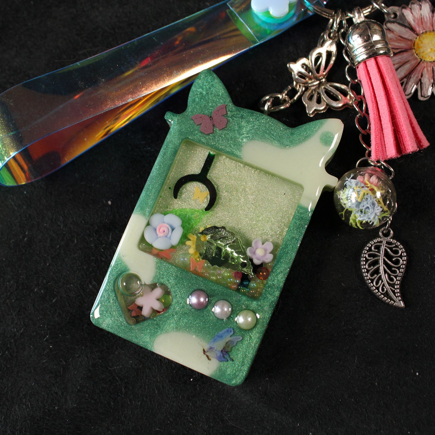 Fairy Claw Machine Shaker Charm