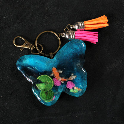Butterfly Pond Shaker Charm