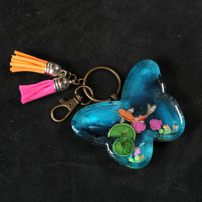 Butterfly Pond Shaker Charm