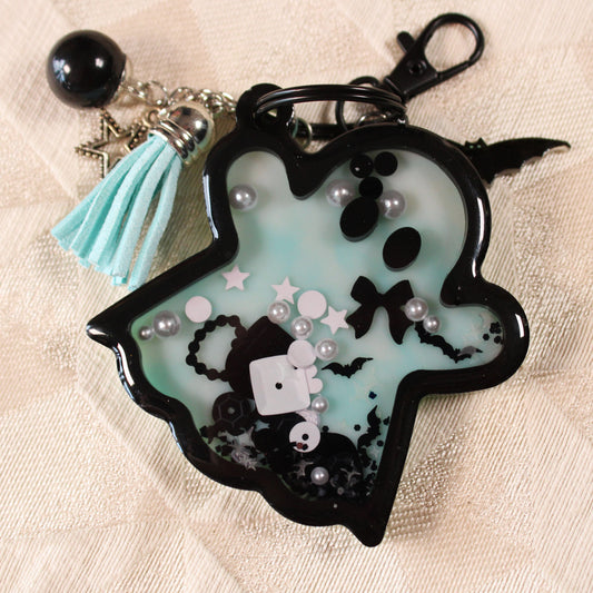 Blue Ghost Shaker Charm