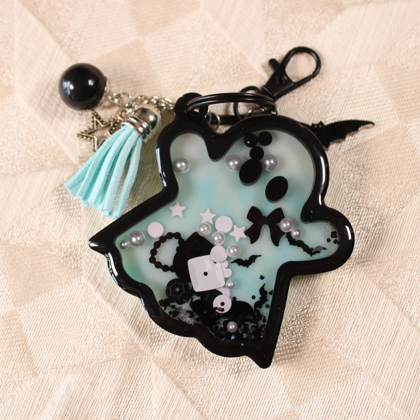 Blue Ghost Shaker Charm
