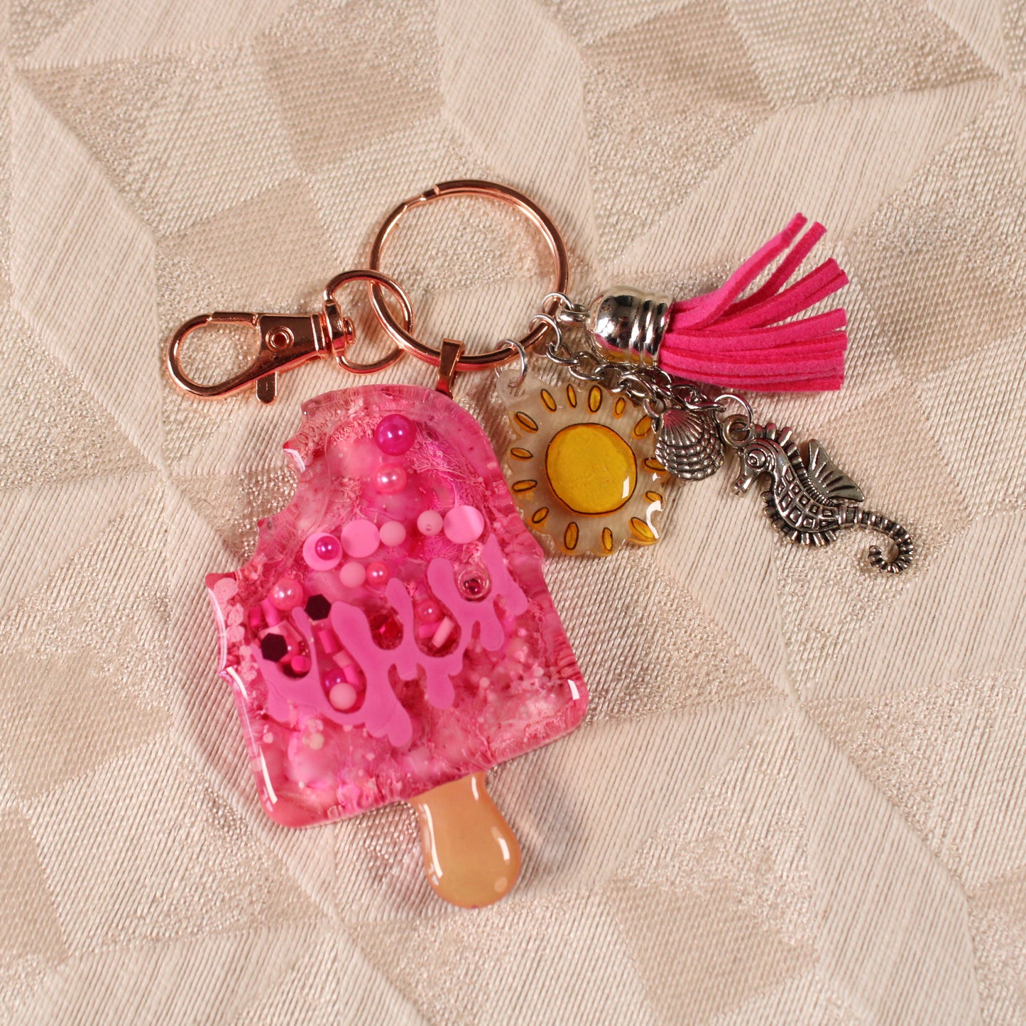 Summer Popsicle Shaker Charm