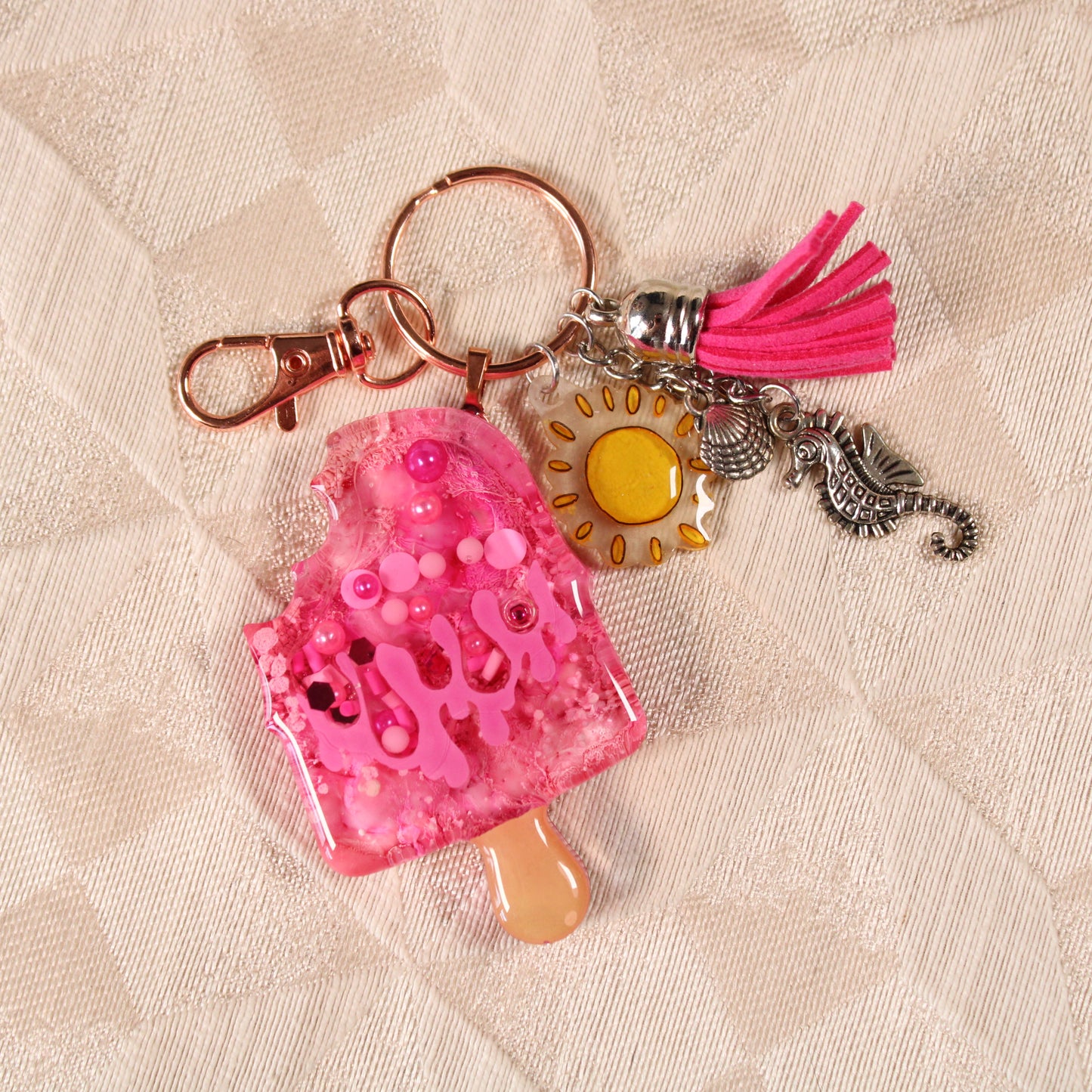 Summer Popsicle Shaker Charm