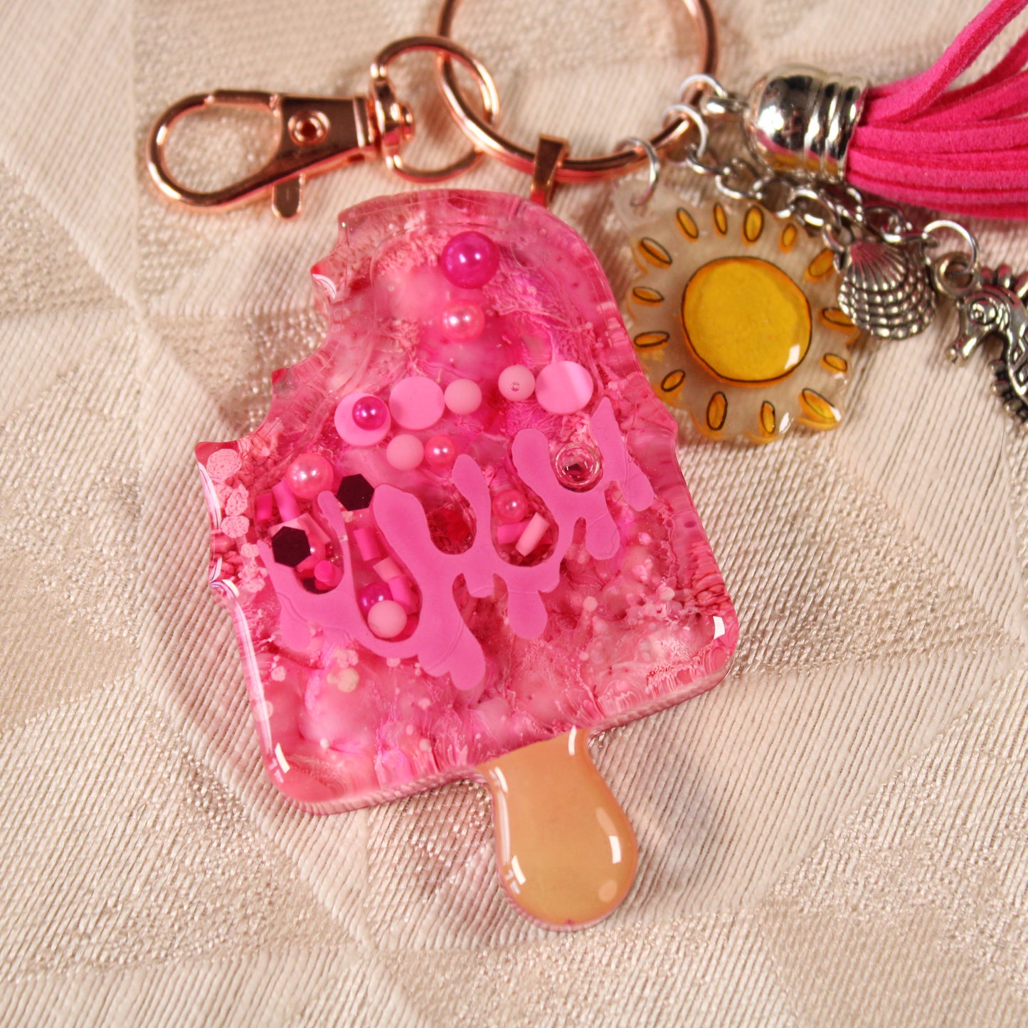 Summer Popsicle Shaker Charm