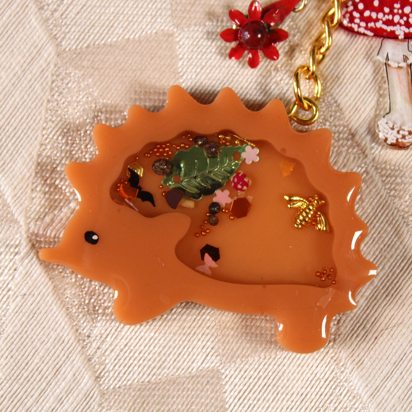 Hedgehog Shaker Charm