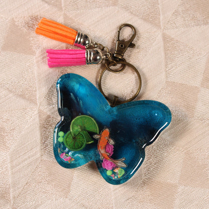 Butterfly Pond Shaker Charm