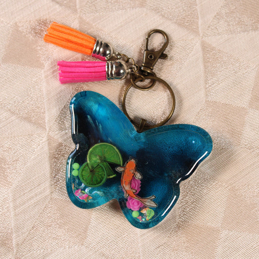 Butterfly Pond Shaker Charm