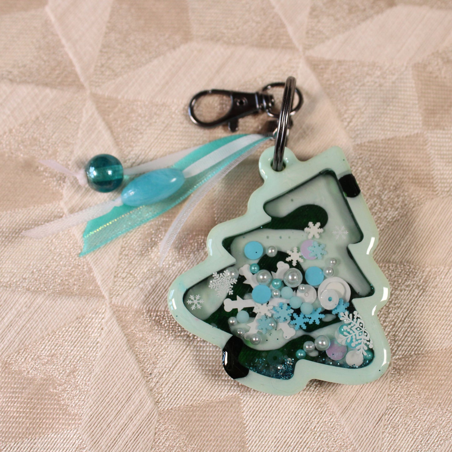 Winter Trees Shaker Charm