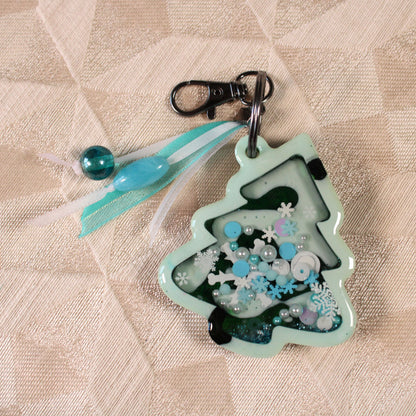 Winter Trees Shaker Charm