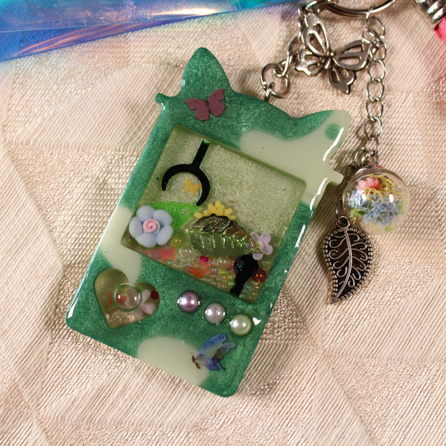 Fairy Claw Machine Shaker Charm