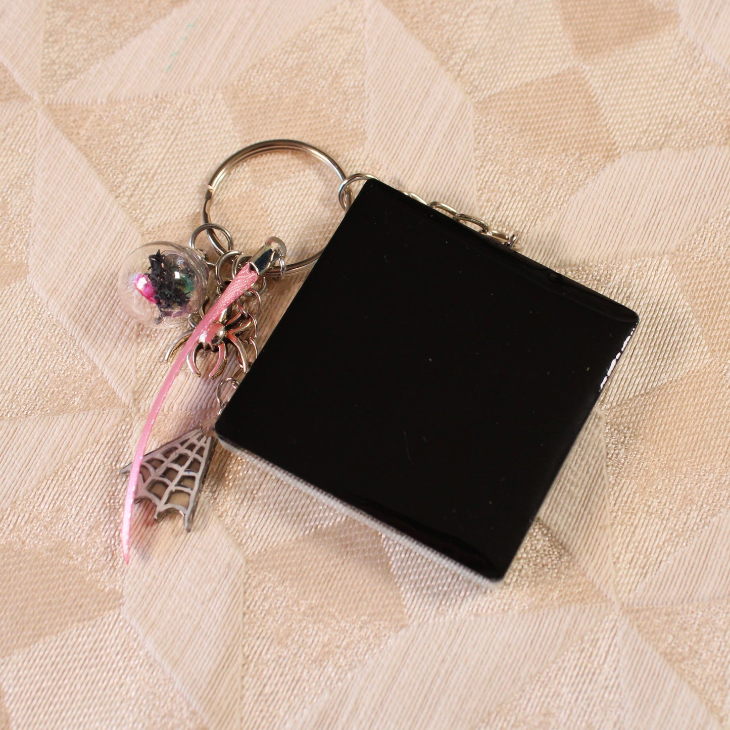 Spider's Web Shaker Charm