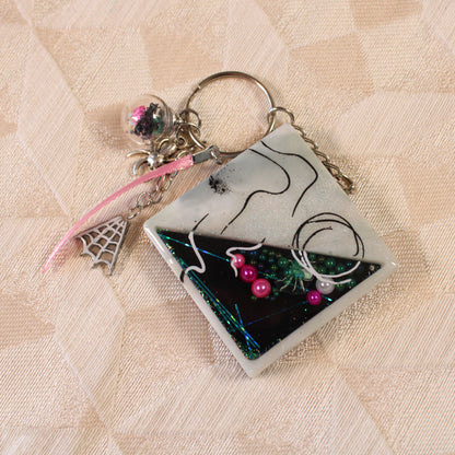 Spider's Web Shaker Charm