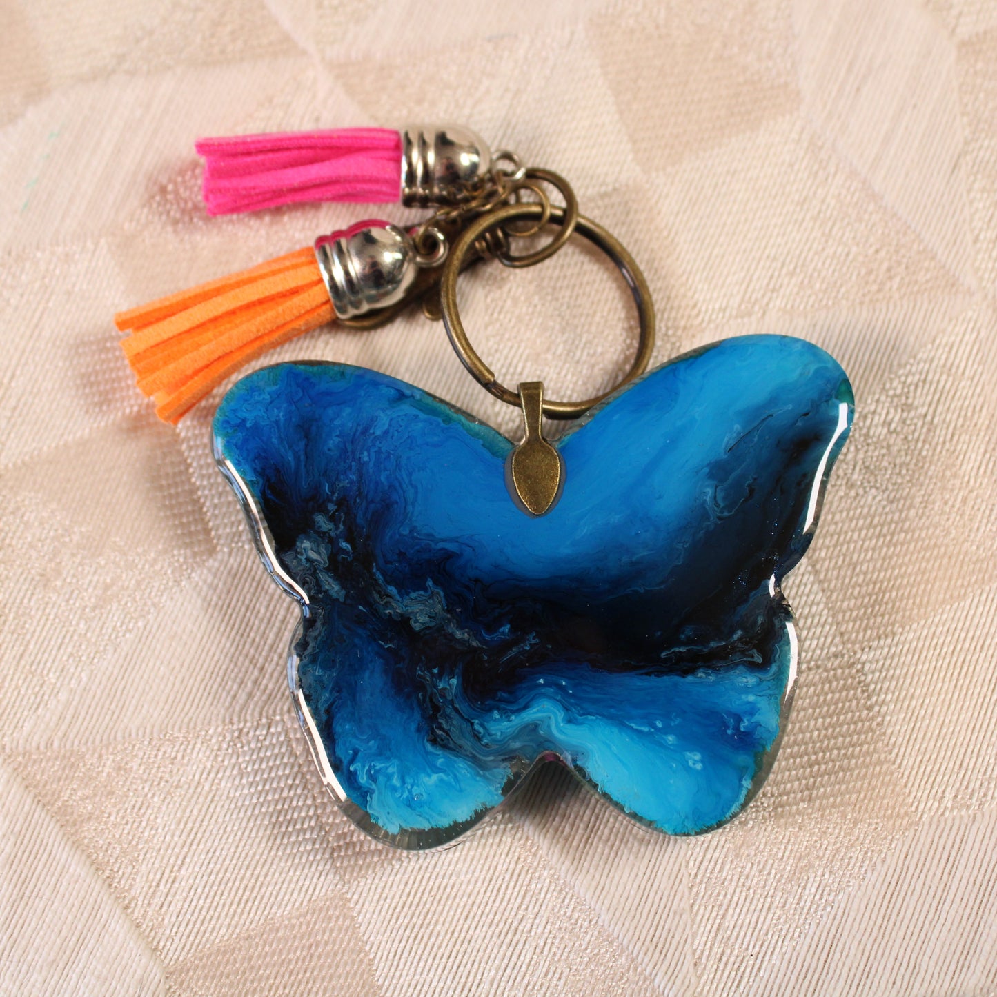 Butterfly Pond Shaker Charm