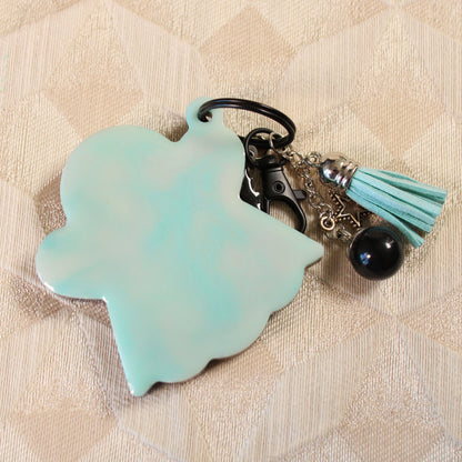 Blue Ghost Shaker Charm