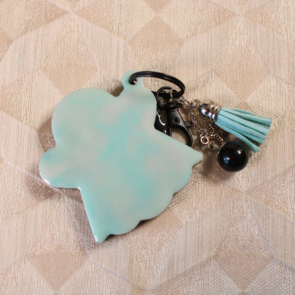 Blue Ghost Shaker Charm