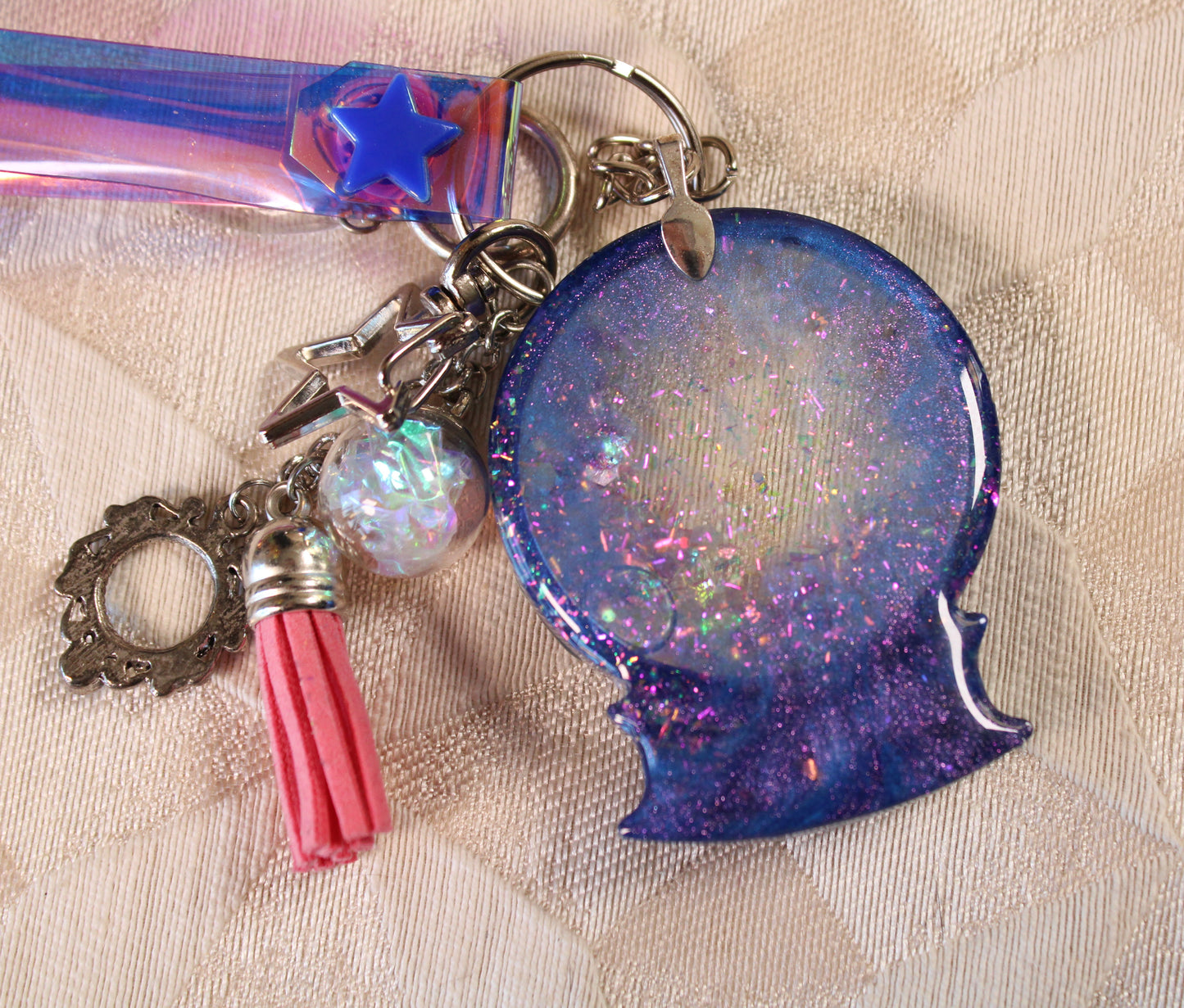 Crystal Ball Shaker Charm