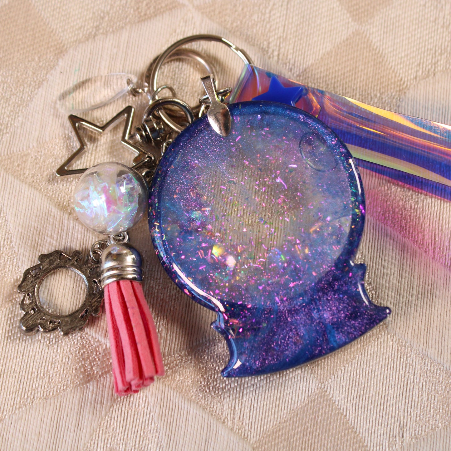 Crystal Ball Shaker Charm