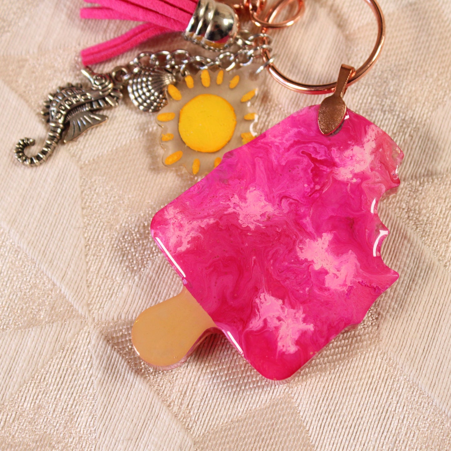Summer Popsicle Shaker Charm