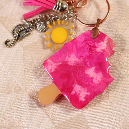 Summer Popsicle Shaker Charm