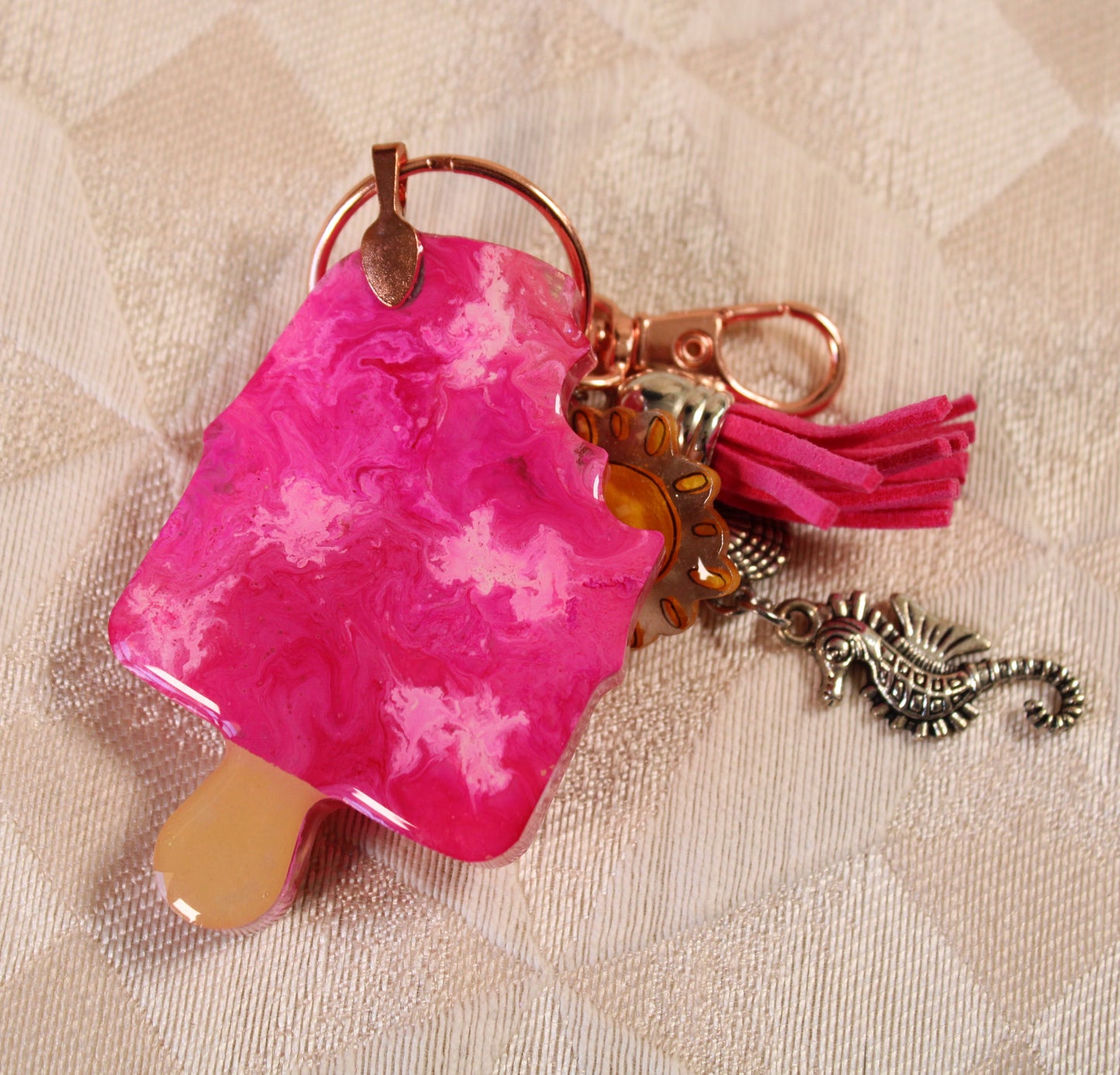 Summer Popsicle Shaker Charm