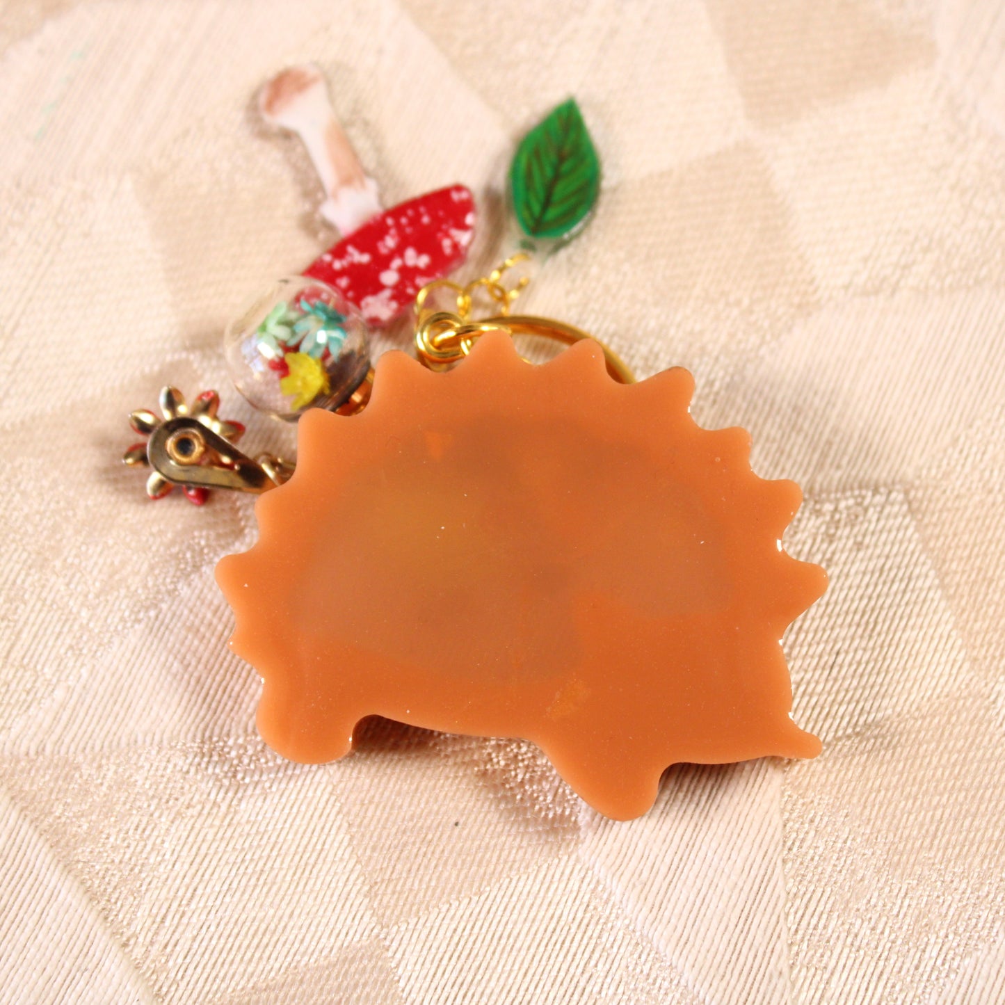 Hedgehog Shaker Charm