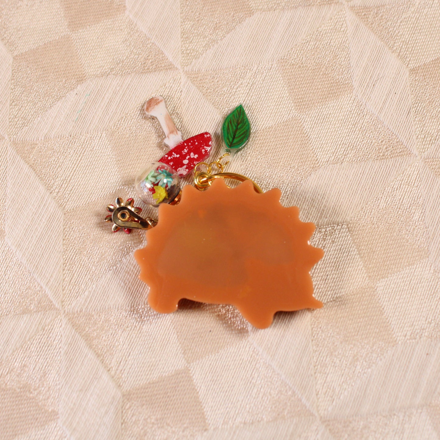 Hedgehog Shaker Charm