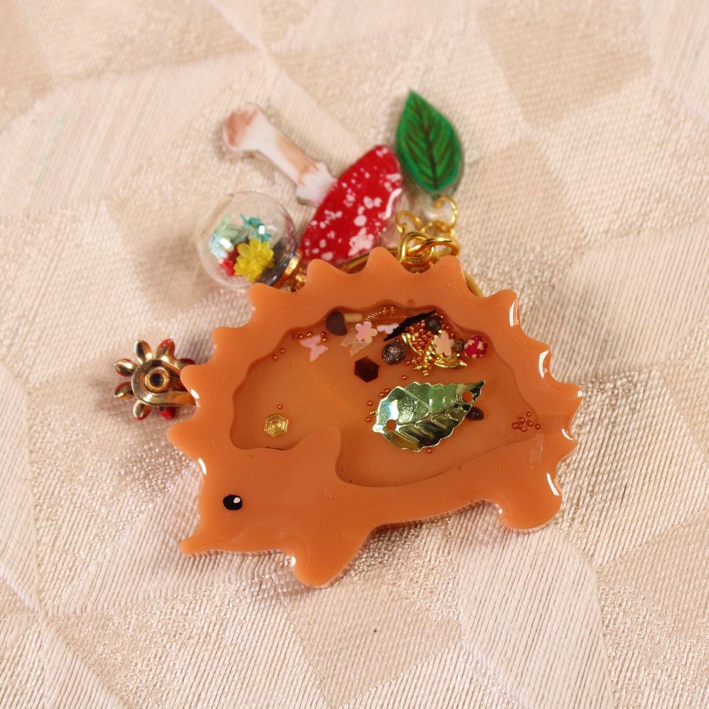 Hedgehog Shaker Charm