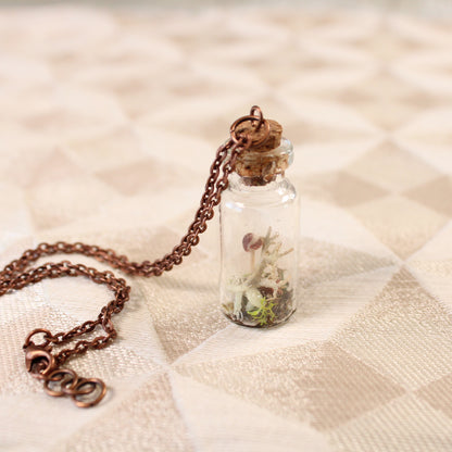 Mini Mushroom Necklace