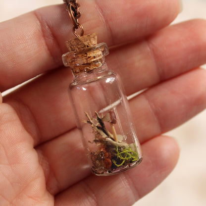 Mini Mushroom Necklace