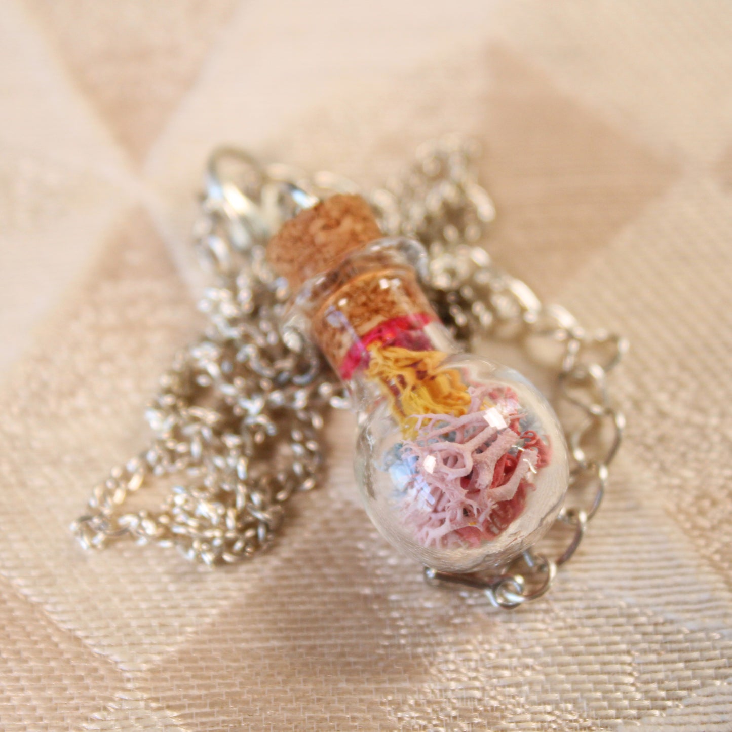Colorful Moss Necklace