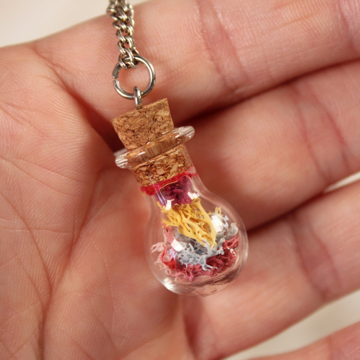 Colorful Moss Necklace
