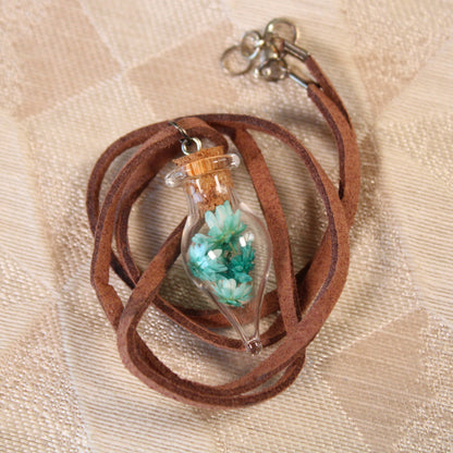 Blue Flowers Necklace