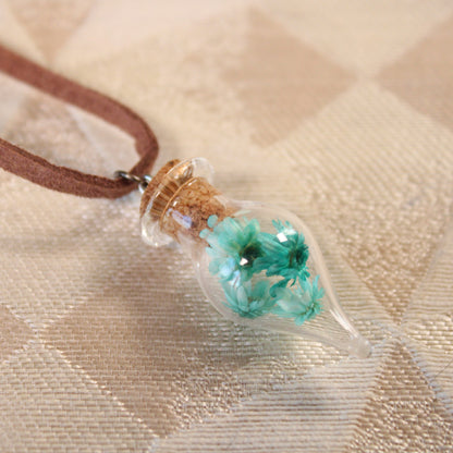 Blue Flowers Necklace