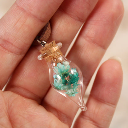 Blue Flowers Necklace