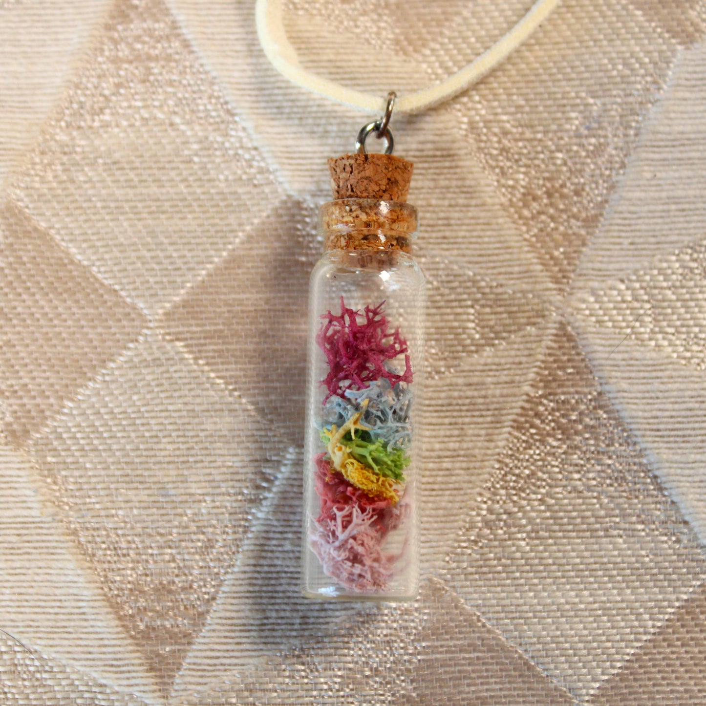 Rainbow Moss Necklace