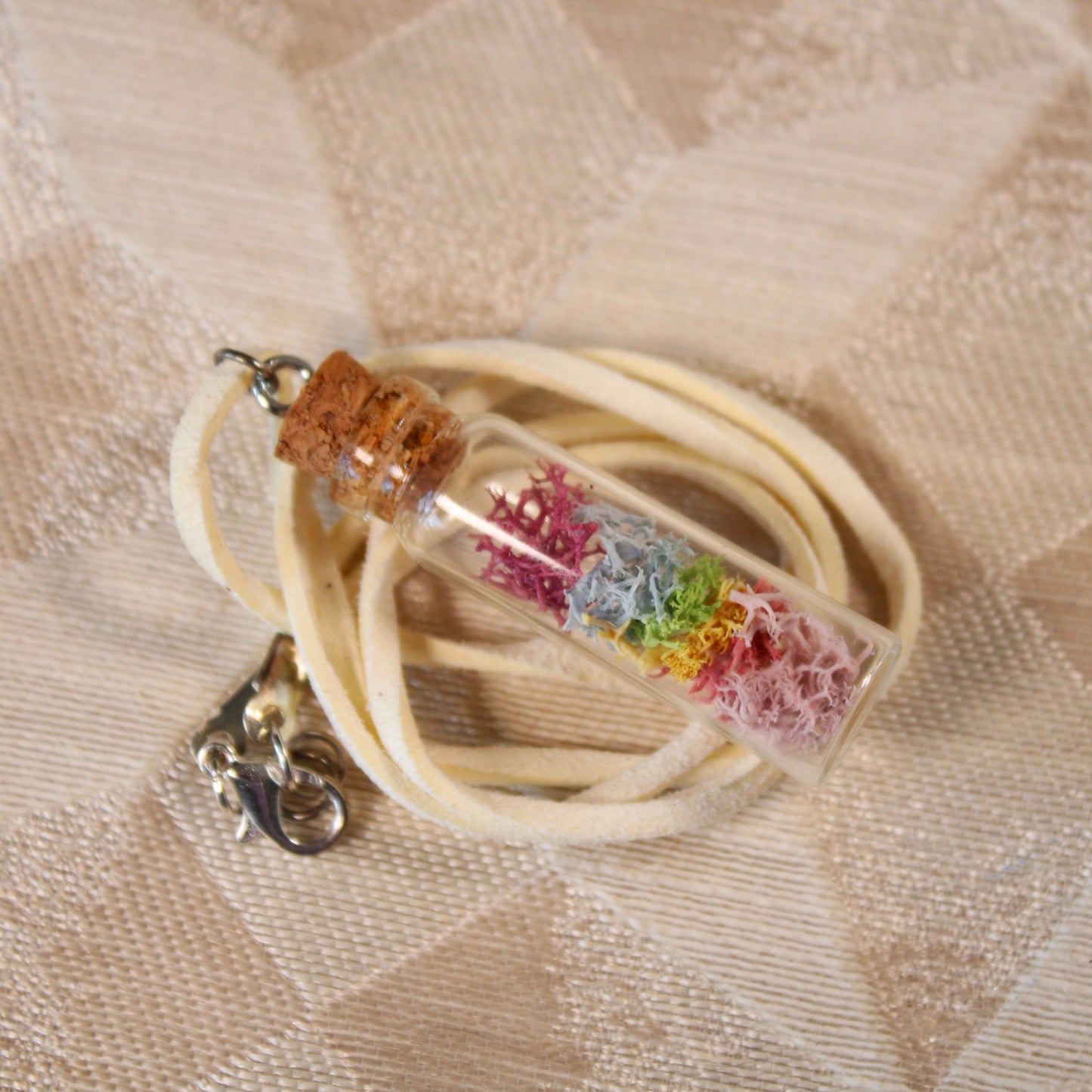 Rainbow Moss Necklace