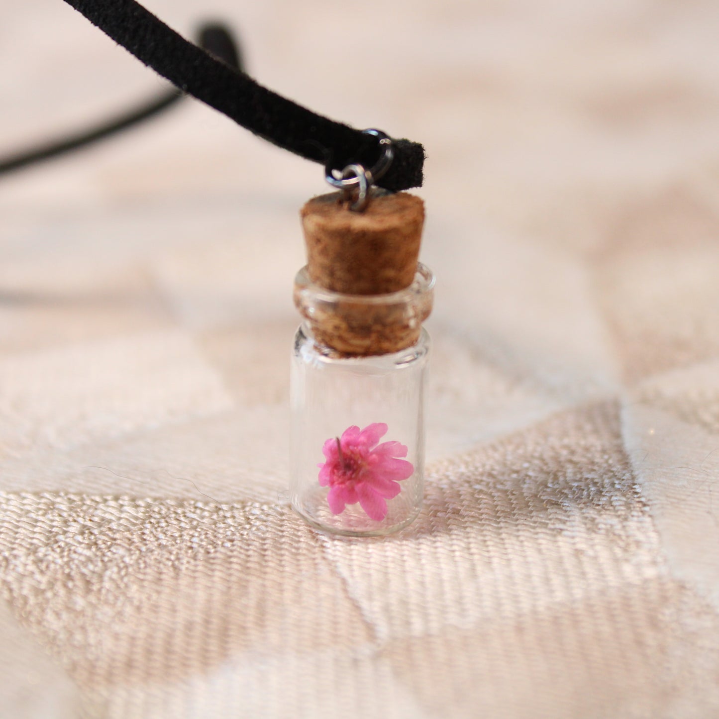Pink Flower Necklace
