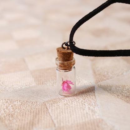 Pink Flower Necklace