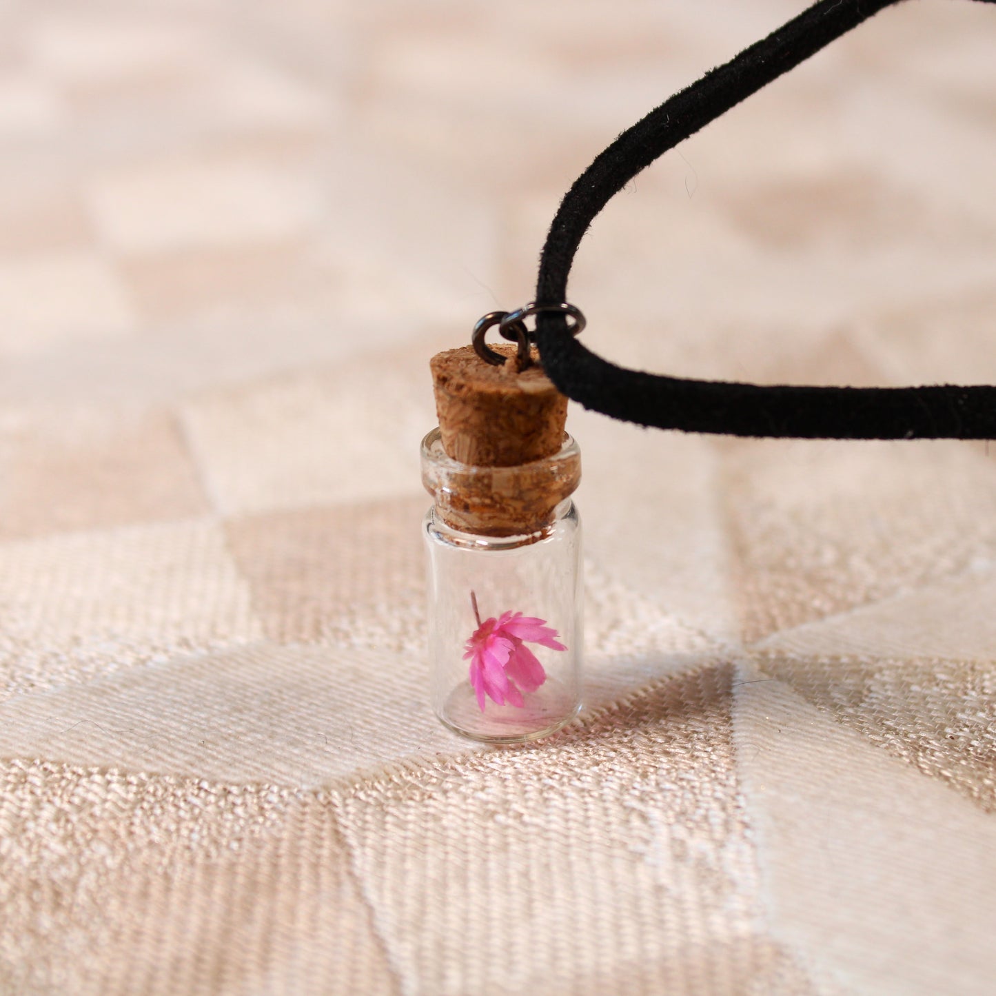 Pink Flower Necklace