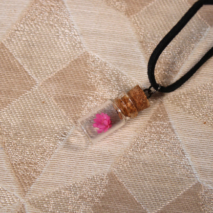 Pink Flower Necklace