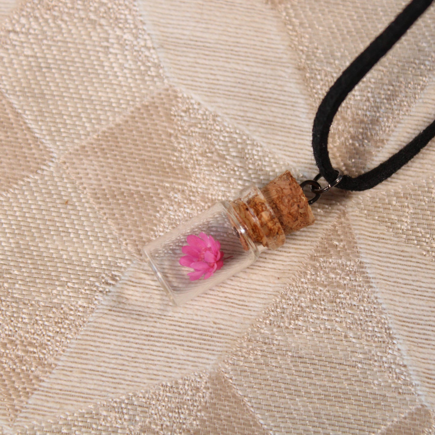 Pink Flower Necklace