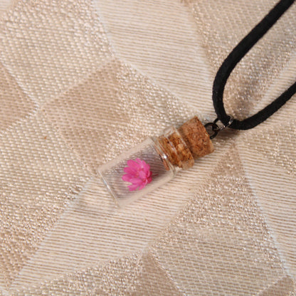 Pink Flower Necklace