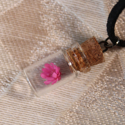 Pink Flower Necklace