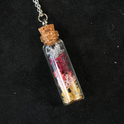 Long Sunrise Moss Necklace