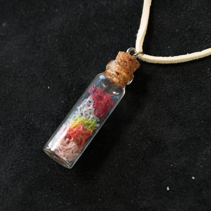 Rainbow Moss Necklace