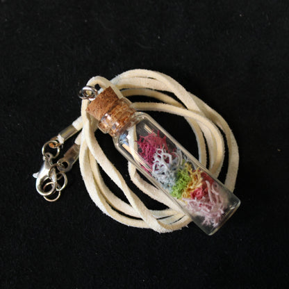 Rainbow Moss Necklace