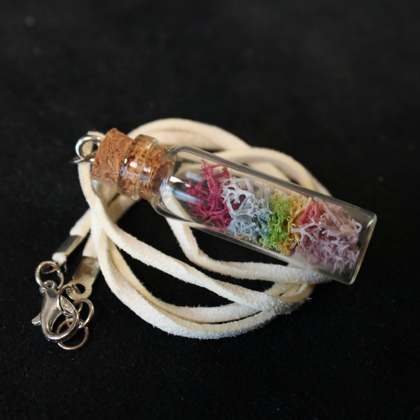 Rainbow Moss Necklace